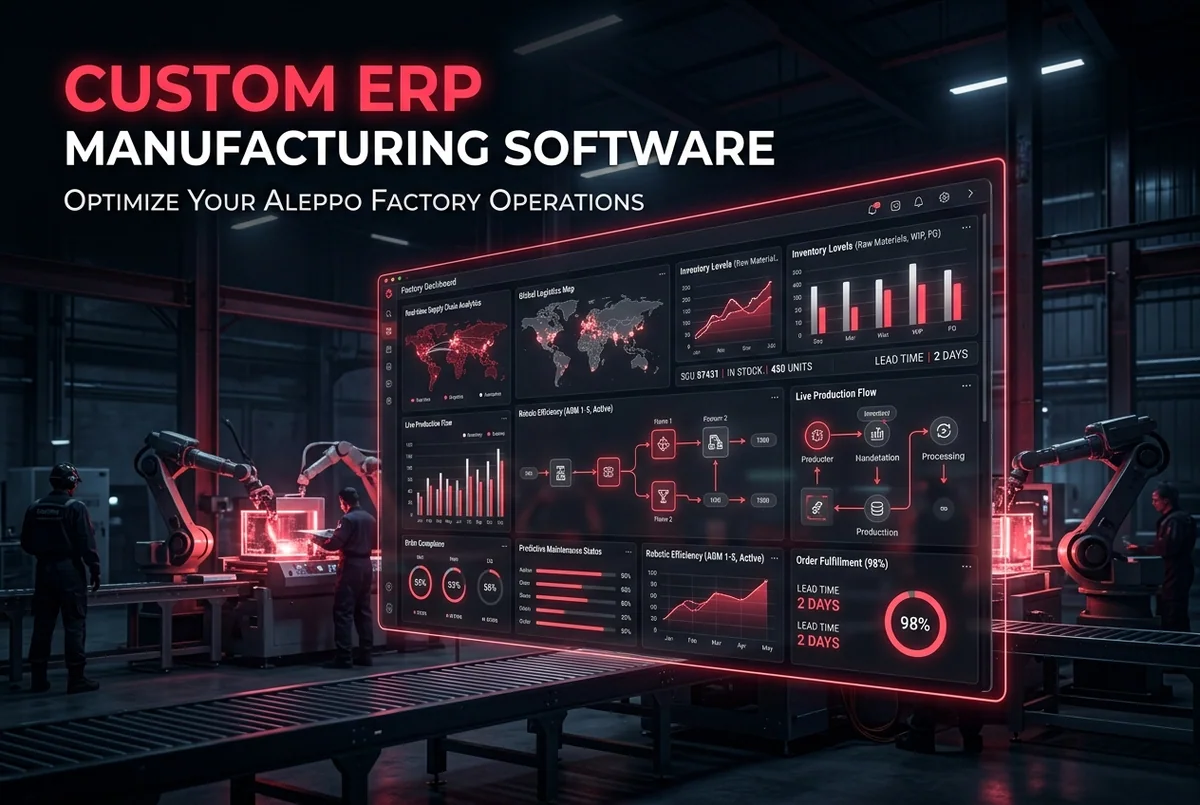 Why Custom ERP Software is Critical for Aleppo Factories