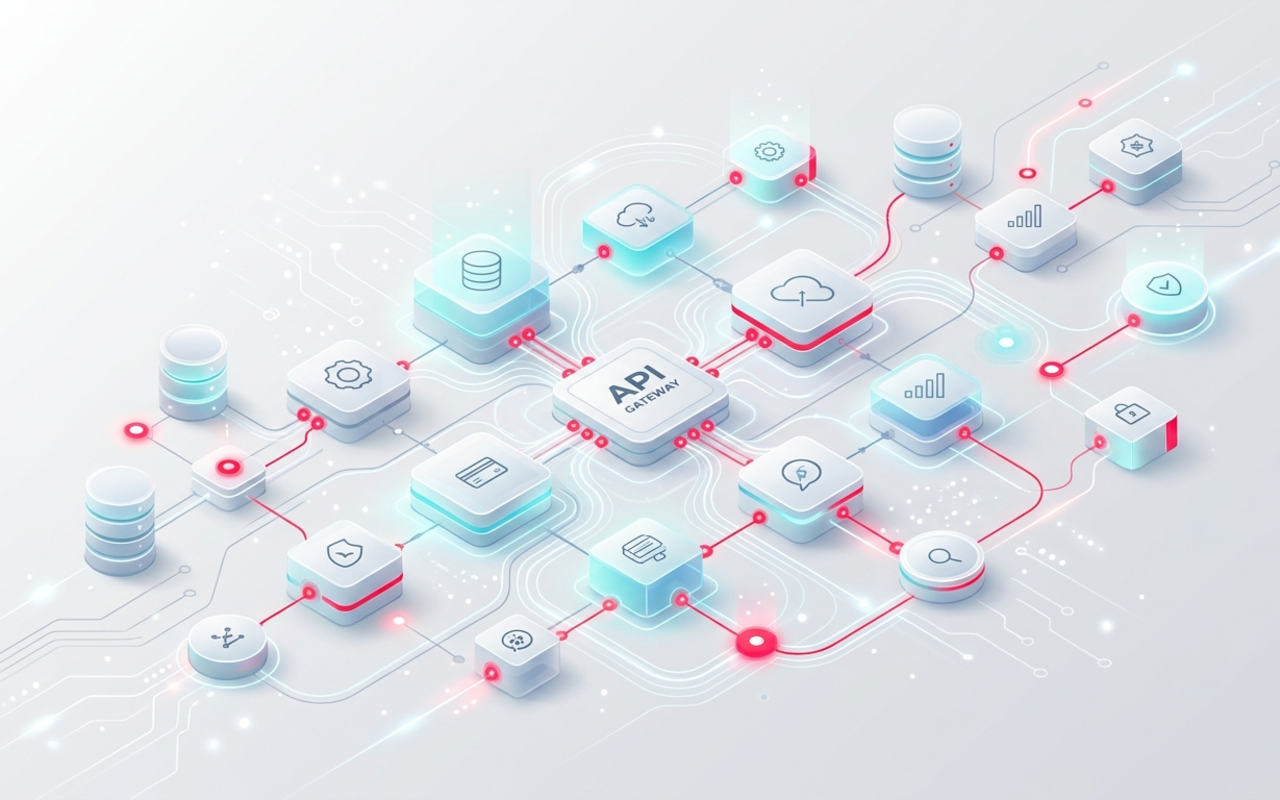 "تكامل الأنظمة وتطوير واجهات برمجة التطبيقات (API): ربط برمجيات أعمالك في سوريا"